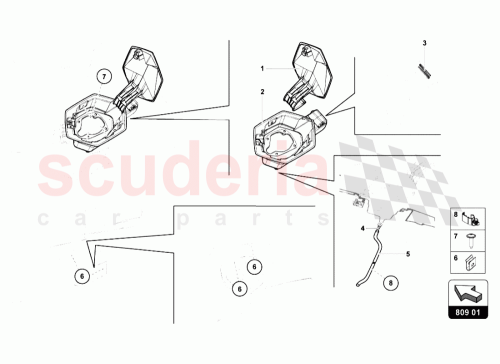 Part Diagram for Lamborghini 470809937