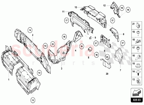 Part Diagram for Lamborghini N90708803
