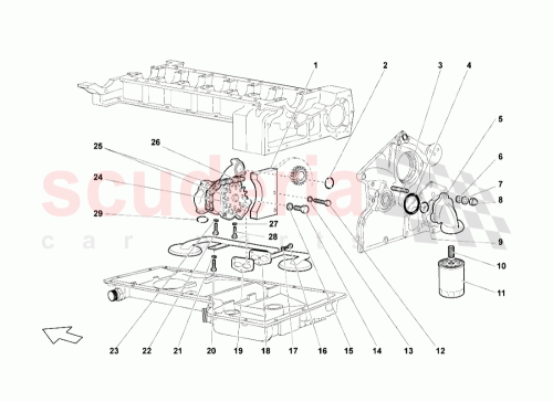 Part Diagram for Lamborghini 07M115561B