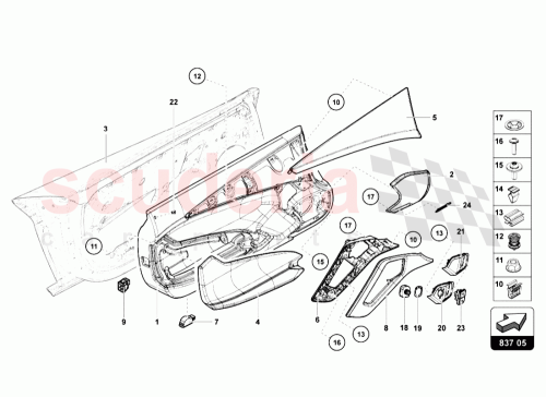 Part Diagram for Lamborghini 470853740