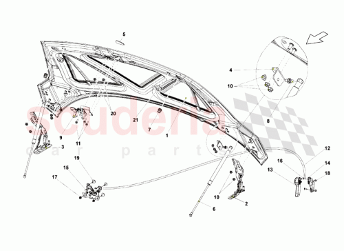 Part Diagram for Lamborghini 400823301A