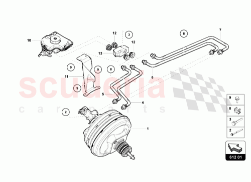 Part Diagram for Lamborghini 470805517E