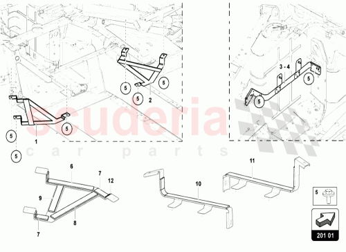 Part Diagram for Lamborghini 470201653