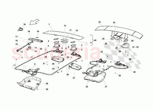 Part Diagram for Lamborghini 400861981