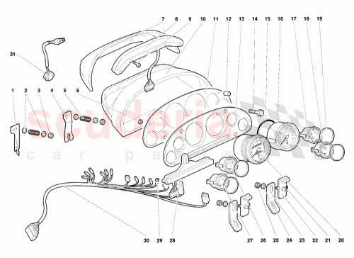 Part Diagram for Lamborghini 009414429