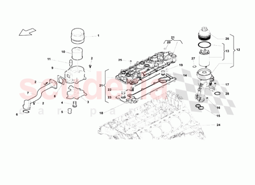 Part Diagram for Lamborghini N138063