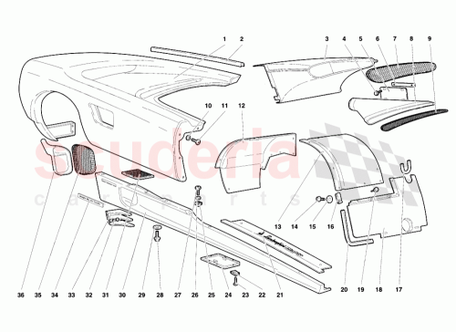 Part Diagram for Lamborghini 008400624