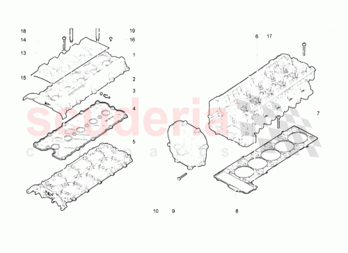 Part Diagram for Lamborghini 07L103475E