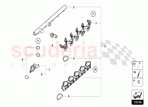 Part Diagram for Lamborghini 079129717B