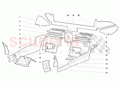 Part Diagram for Lamborghini 009490324