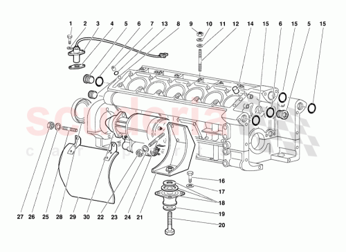 Part Diagram for Lamborghini 008850804