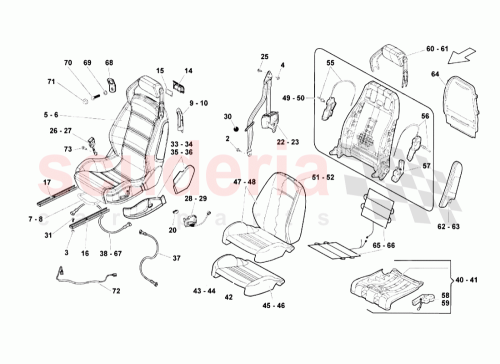 Part Diagram for Lamborghini 400881003D