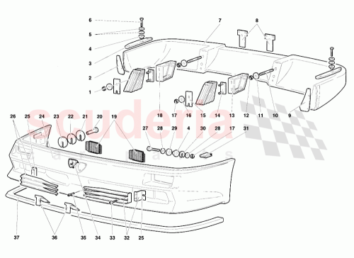 Part Diagram for Lamborghini 600946303