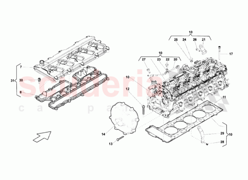 Part Diagram for Lamborghini N210756