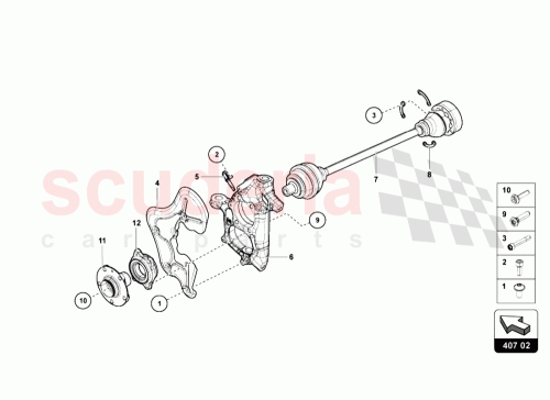 Part Diagram for Lamborghini 470407721B