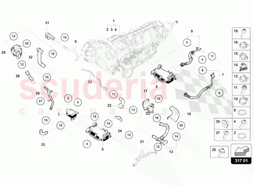 Part Diagram for Lamborghini 4M0121056AQ