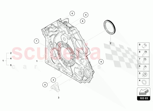 Part Diagram for Lamborghini 07L103171BC
