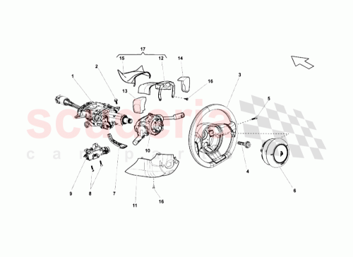 Part Diagram for Lamborghini 400953512A
