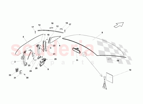 Part Diagram for Lamborghini 400868100F