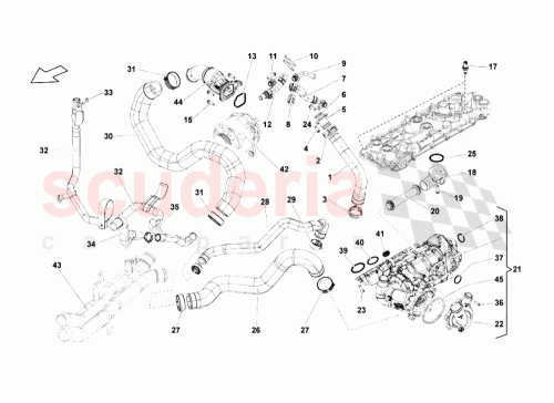 Part Diagram for Lamborghini 420819370A
