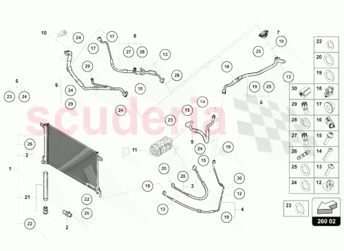 Part Diagram for Lamborghini N91097201