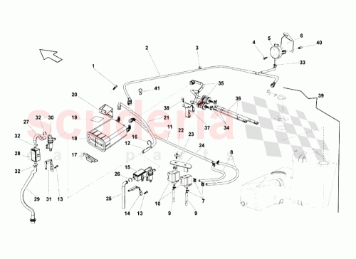 Part Diagram for Lamborghini 400131575