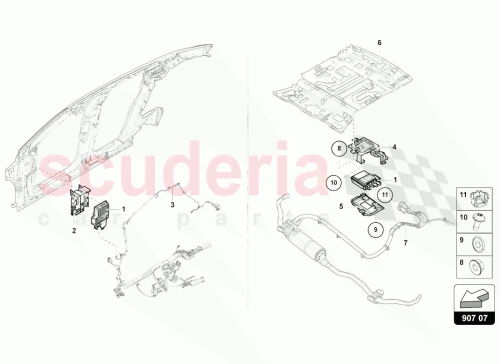 Part Diagram for Lamborghini 7M0971260B