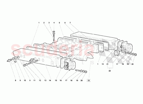 Part Diagram for Lamborghini 001332507