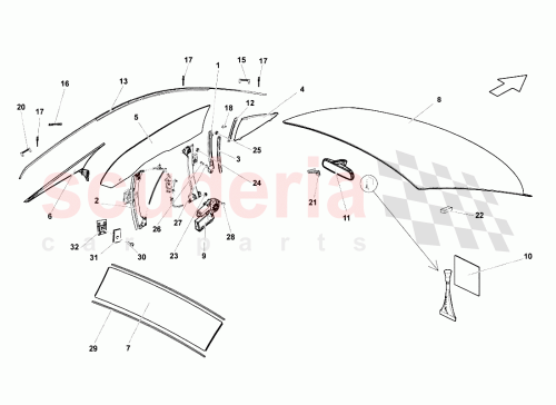 Part Diagram for Lamborghini 408845501A