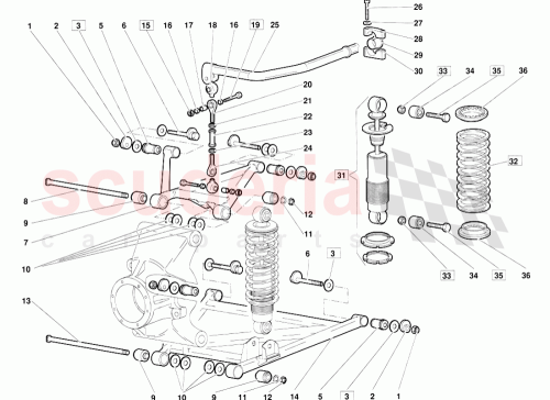 Part Diagram for Lamborghini 005230256
