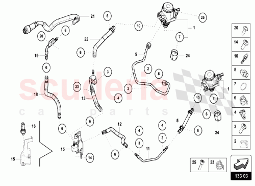 Part Diagram for Lamborghini 06E906051K