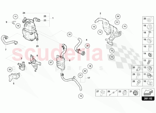 Part Diagram for Lamborghini N90561801