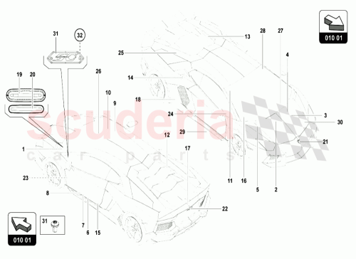 Part Diagram for Lamborghini 470010521