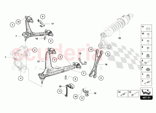 Part Diagram for Lamborghini N10434301