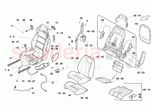 Part Diagram for Lamborghini 407813548C