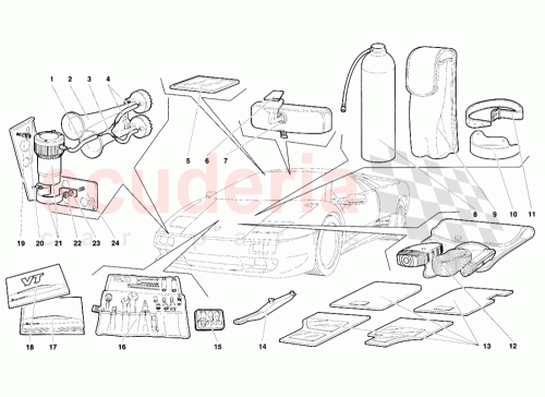 Part Diagram for Lamborghini 009411107