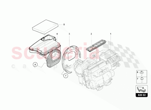 Part Diagram for Lamborghini 471820153B