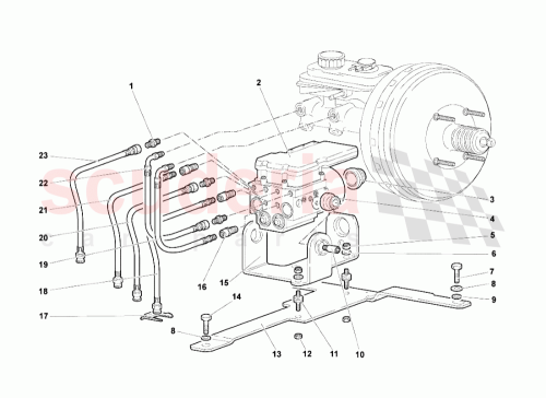 Part Diagram for Lamborghini 410614517
