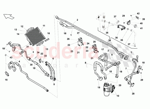 Part Diagram for Lamborghini 407201809