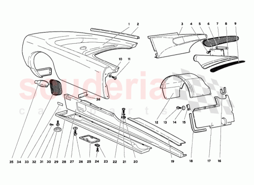 Part Diagram for Lamborghini 0094007431