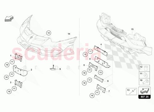 Part Diagram for Lamborghini 470827120H