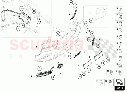 Part Diagram for Lamborghini 470807676C