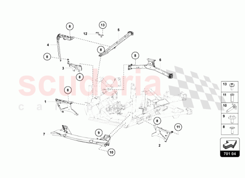 Part Diagram for Lamborghini 470814907C