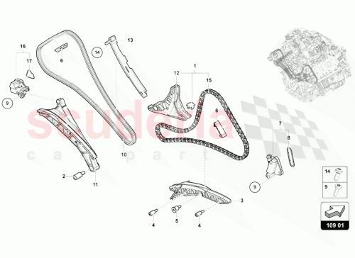 Part Diagram for Lamborghini 06M109509L
