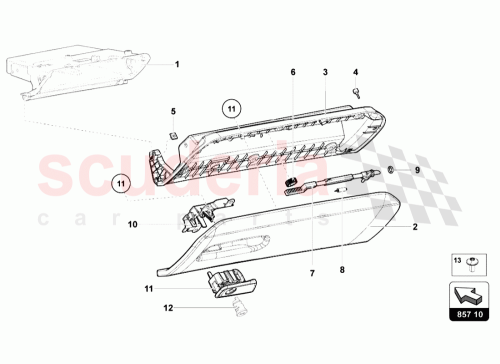 Part Diagram for Lamborghini 470857147