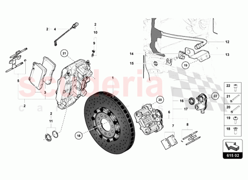 Part Diagram for Lamborghini N10285506