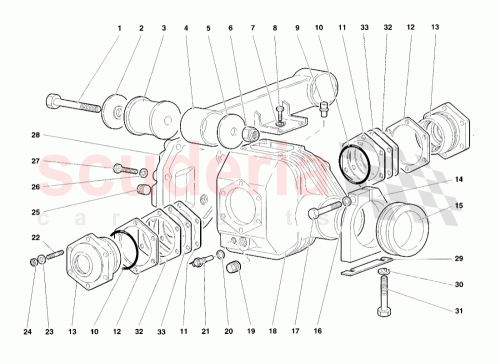 Part Diagram for Lamborghini 008101434