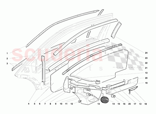 Part Diagram for Lamborghini 009421535
