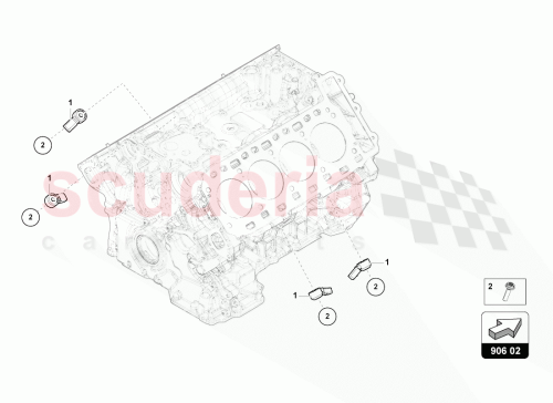 Part Diagram for Lamborghini 030905377C