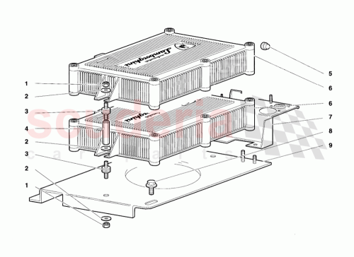 Part Diagram for Lamborghini 002032374